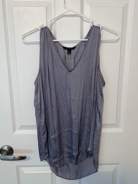 Gray Banana Republic Silky Top